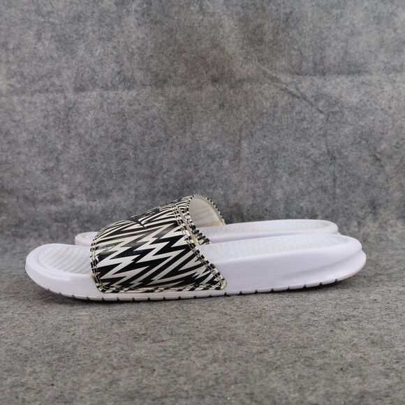 Nike Shoes Womens 10 Sandals Slides Benassi Sport Recovery Comfort Casual Print - Picture 4 of 11